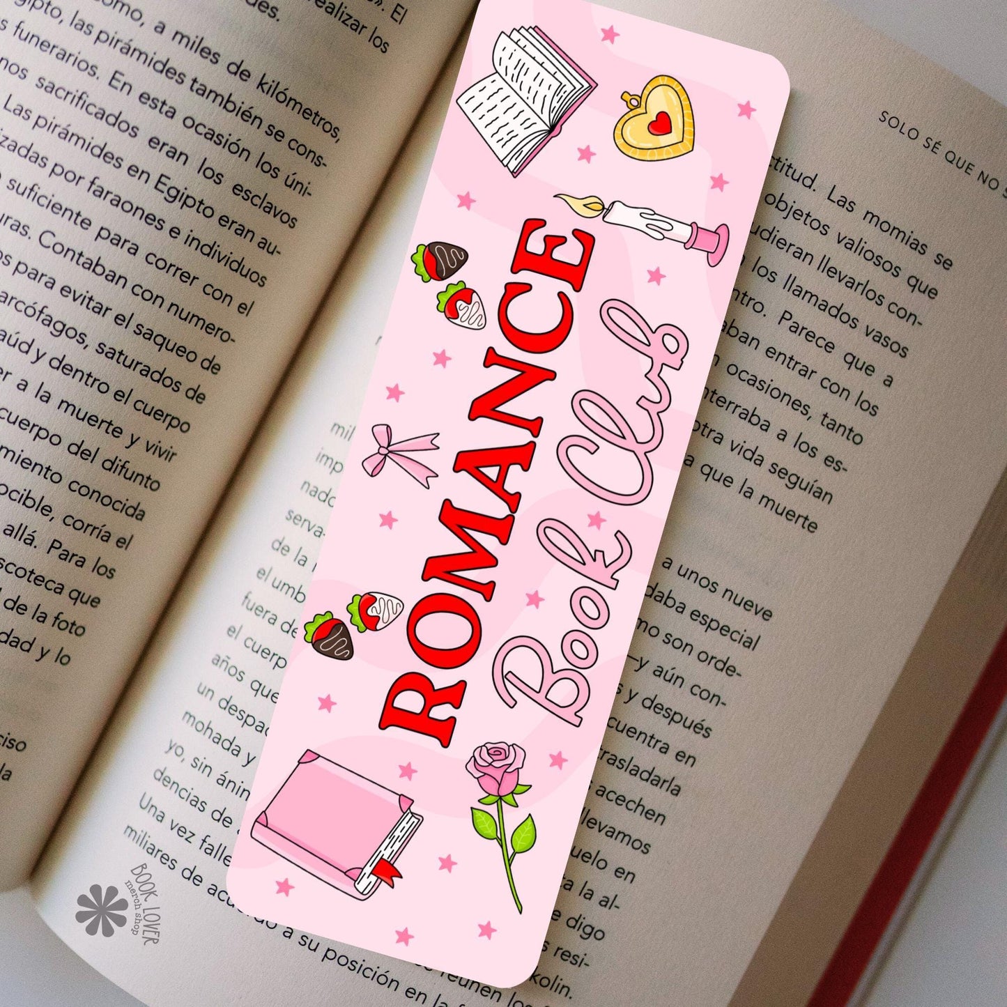 Romance Book Club Bookmark / Bookish Bookmark / Book Lover Gift / Bookish Merch / Romance Reader / Reading Lover