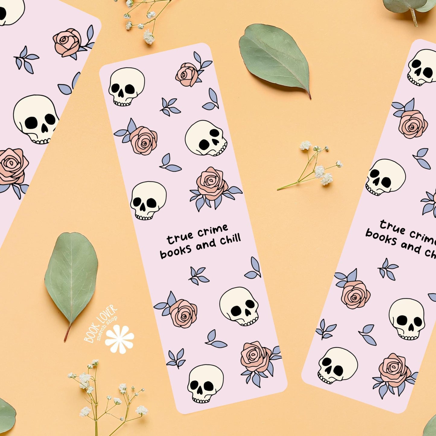 True Crime Bookmark / True Crime Books and Chill / Bookish Bookmark / Book Lover Gift / Bookish Merch / Smut Reader / Reading Lover
