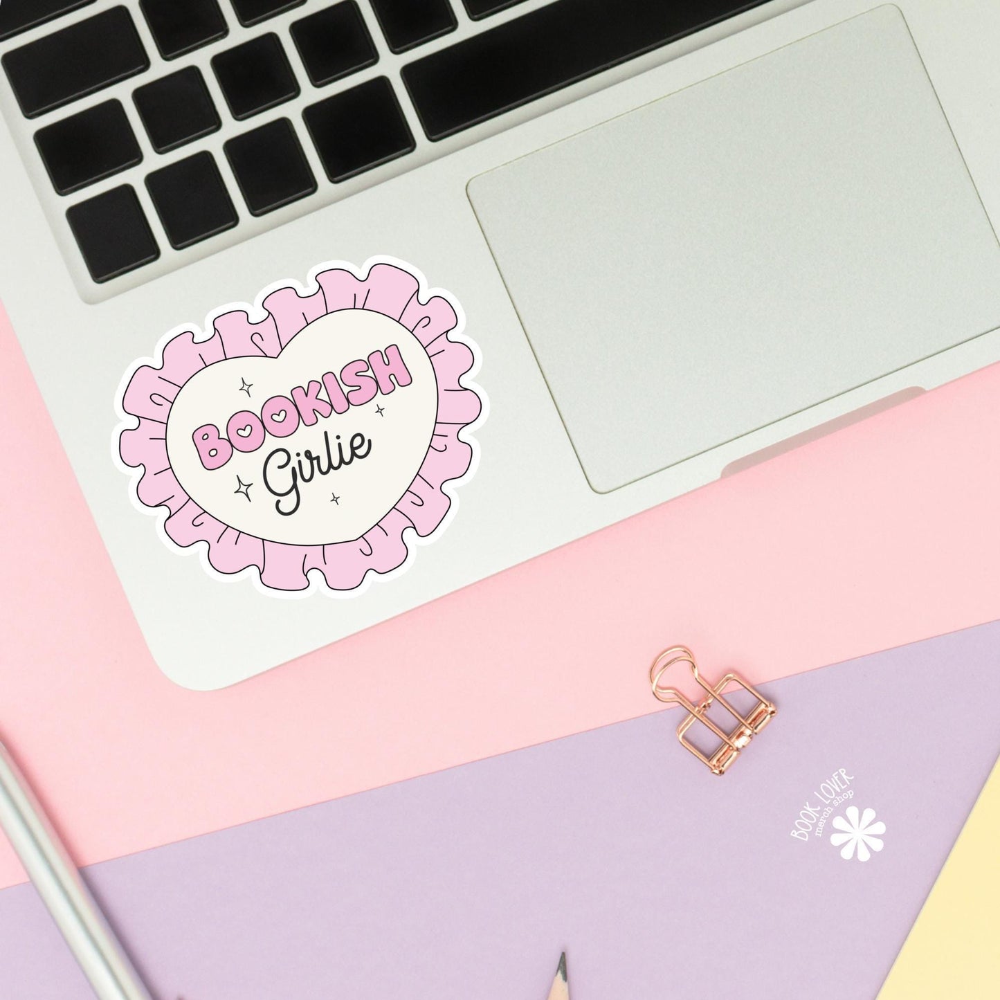 Bookish Girlie Stickers / Bookish Stickers / Book Lover Gift / Bookish Merch / Kindle Sticker / Smut Reader / Reading Lover / E-Reader