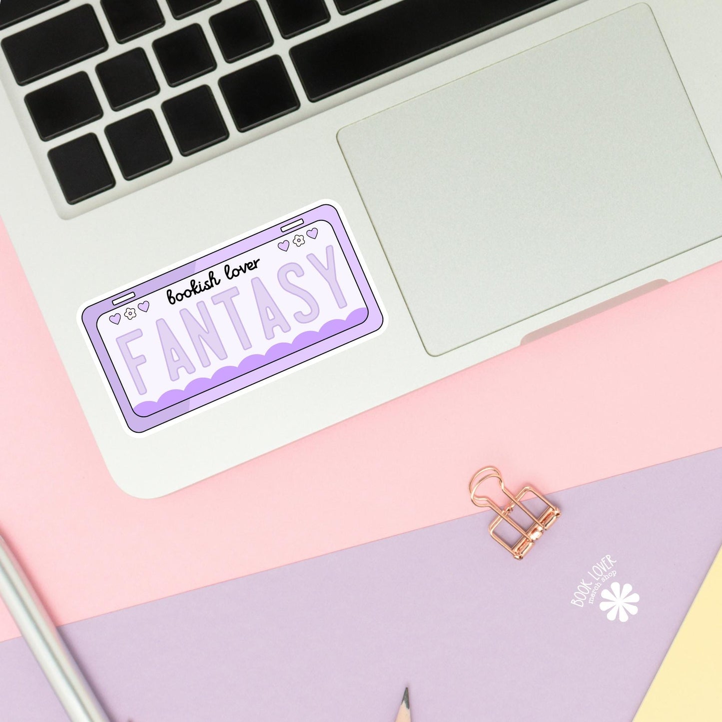 Fantasy Plate Stickers / Bookish Stickers / Book Lover Gift / Bookish Merch / Kindle Sticker / Fantasy Reader / Reading Lover / E-Reader