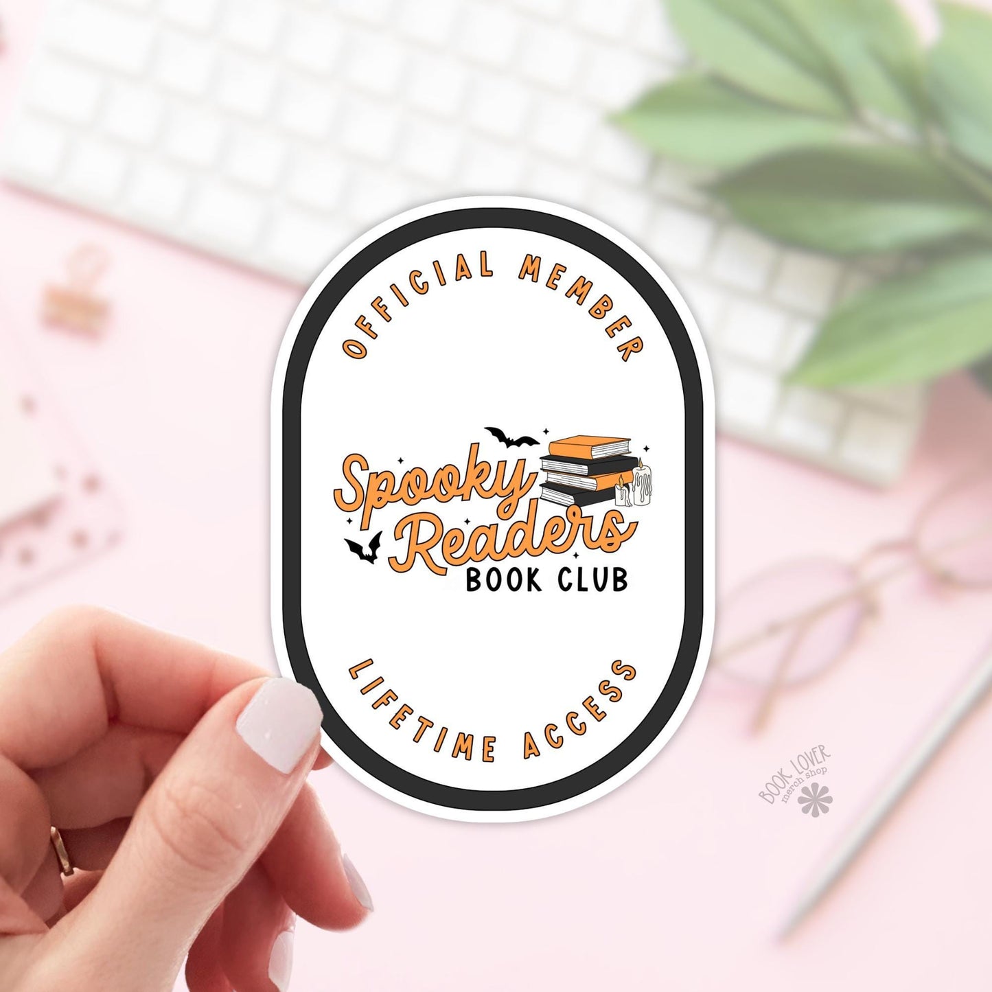 Halloween Spooky Readers Book Club Stickers / Bookish Stickers / Book Lover Gift / Bookish Merch / Kindle Sticker / Smut Reader