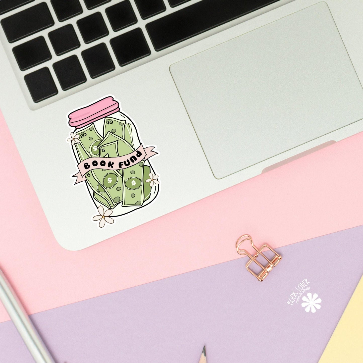 Book Fund Stickers / Bookish Stickers / Book Lover Gift / Bookish Merch / Kindle Sticker / Smut Reader / Reading Lover / E-Reader