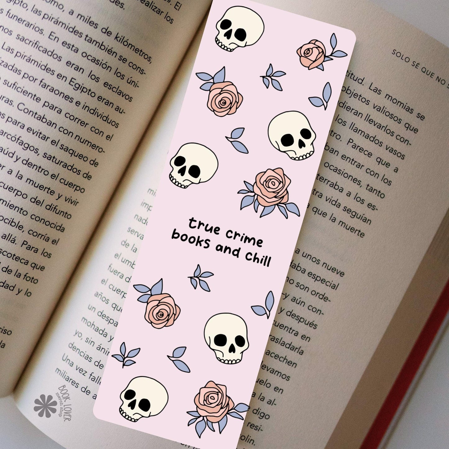 True Crime Bookmark / True Crime Books and Chill / Bookish Bookmark / Book Lover Gift / Bookish Merch / Smut Reader / Reading Lover