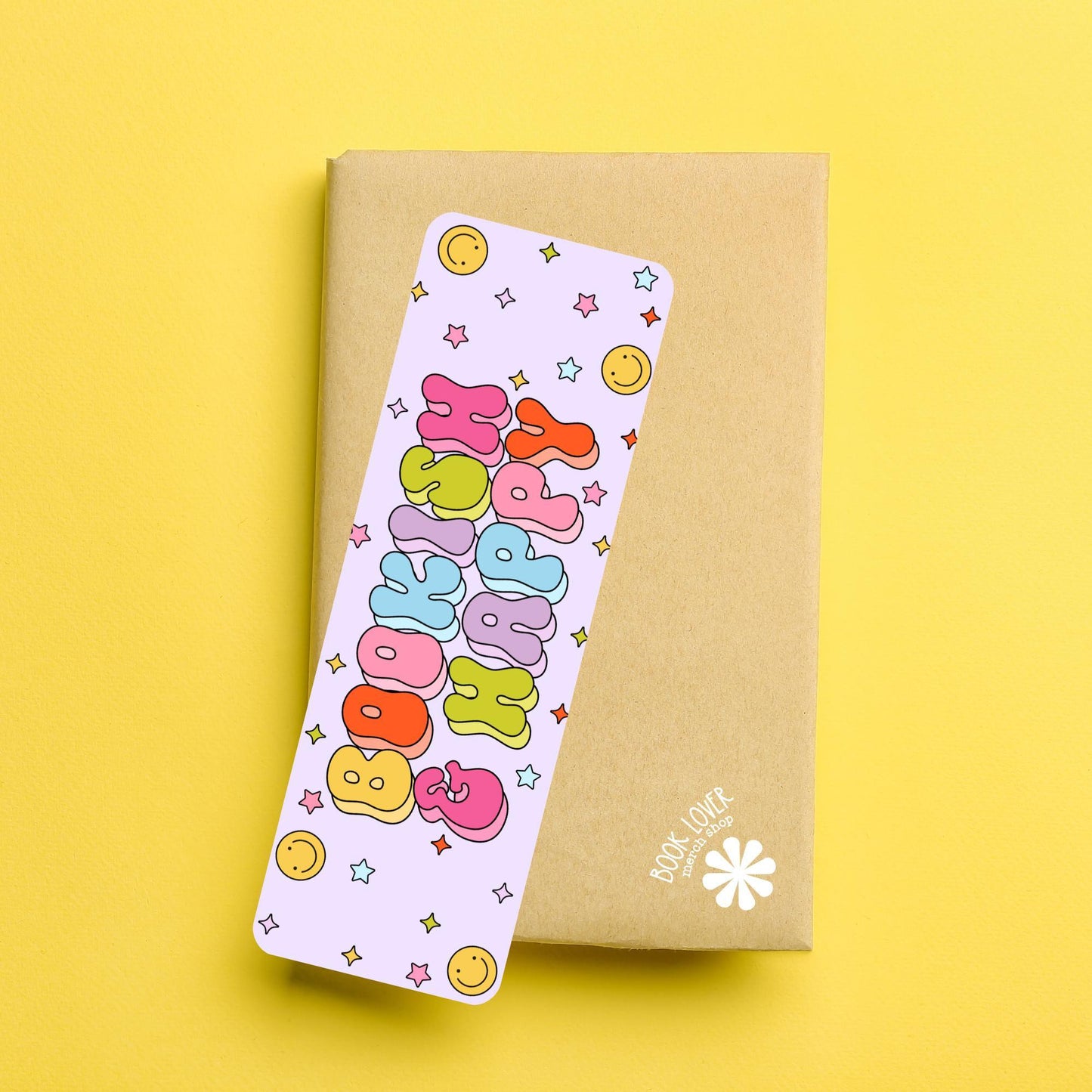 Bookish & Happy Bookmark / Bookish Bookmark / Book Lover Gift / Bookish Merch / Smut Reader / Reading Lover