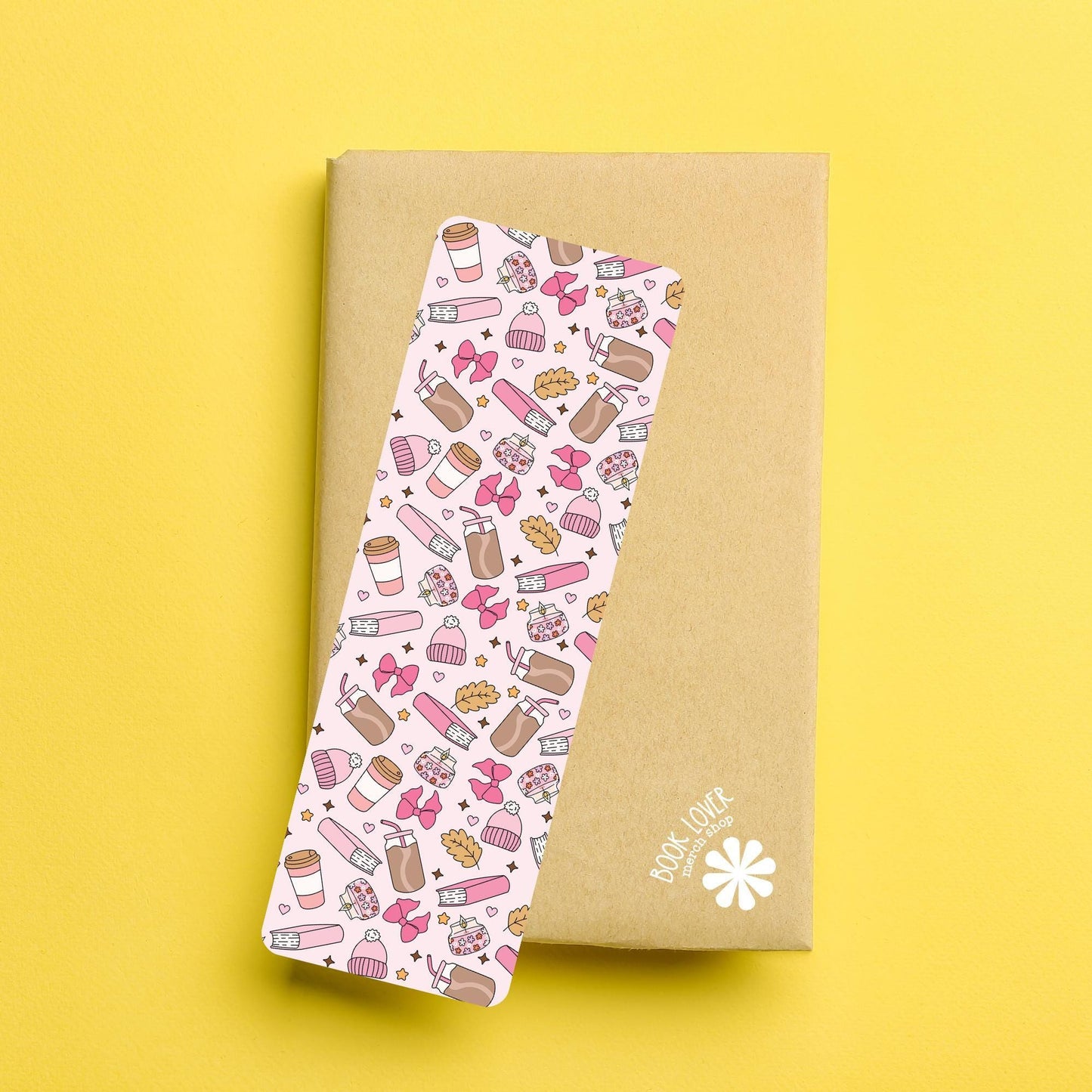 Cozy Ice Coffee Bookmark / Bookish Bookmark / Book Lover Gift / Bookish Merch / Smut Reader / Reading Lover / Romance Reader / Candle