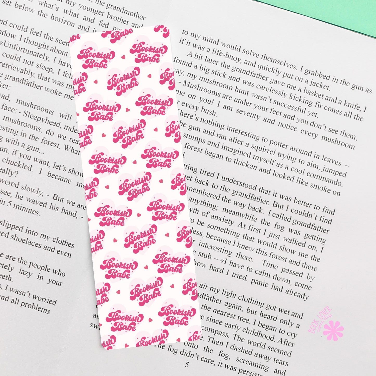 Bookish Babe Bookmark / Bookish Bookmark / Book Lover Gift / Bookish Merch / Smut Reader / Reading Lover / Romance Reader