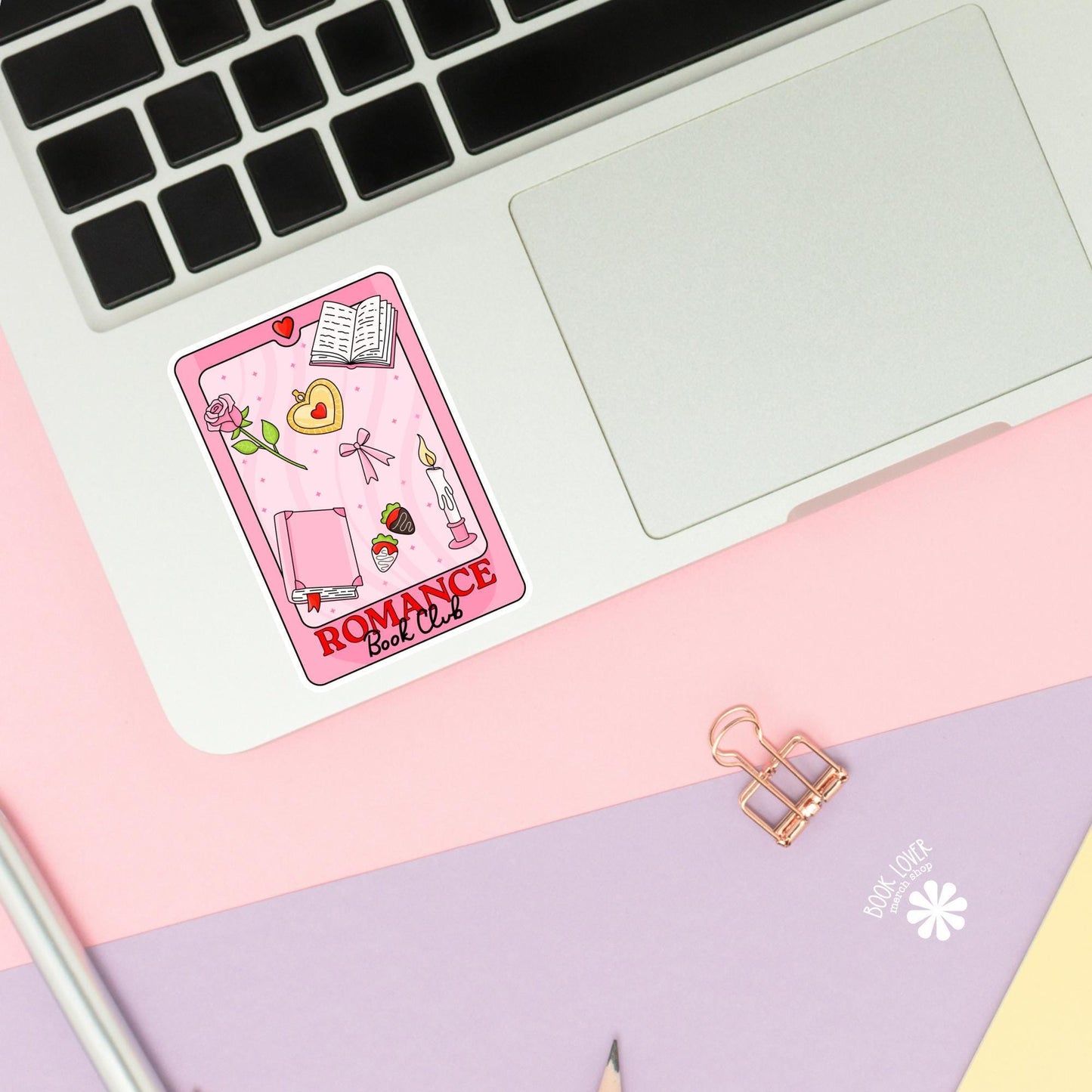 Romance Book Club Tarot Card Stickers / Bookish Stickers / Book Lover Gift / Bookish Merch / Kindle Sticker / Smut Reader / Reading Lover