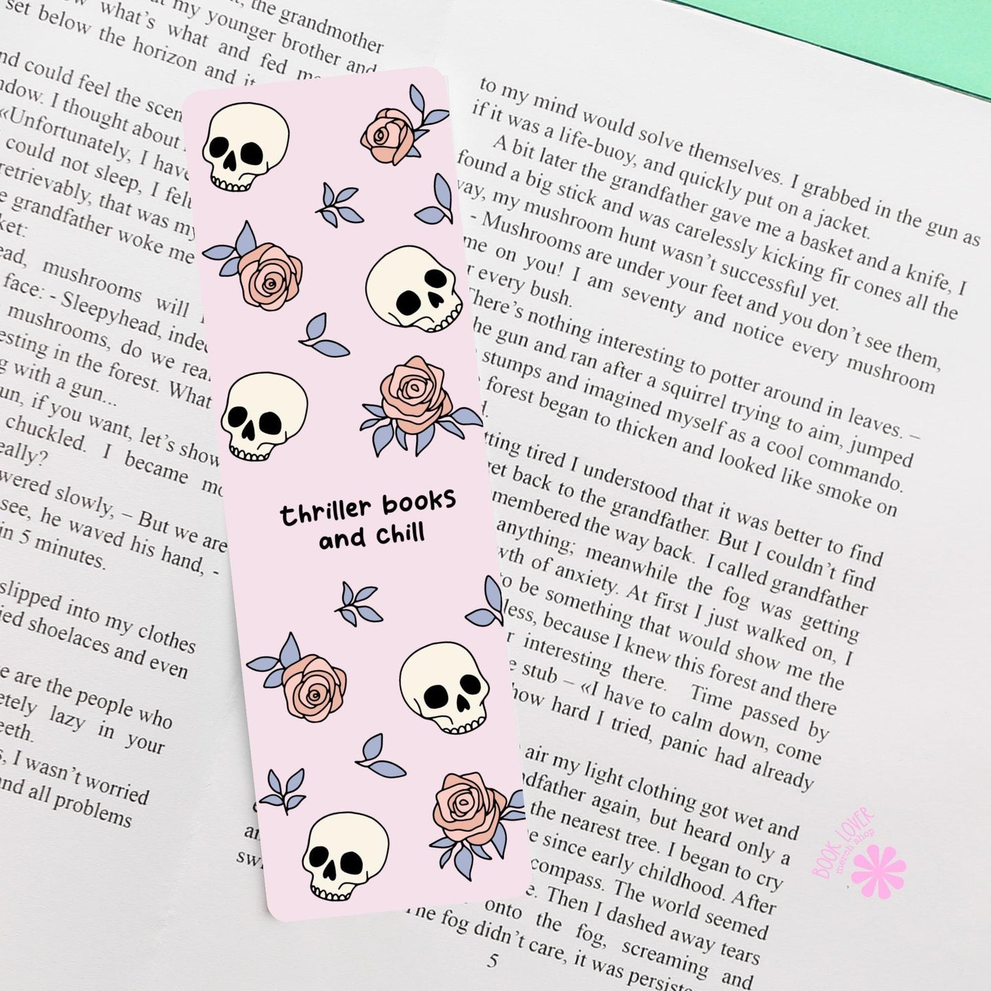 Thriller Bookmark / Thriller Books and Chill / Bookish Bookmark / Book Lover Gift / Bookish Merch / Smut Reader / Reading Lover