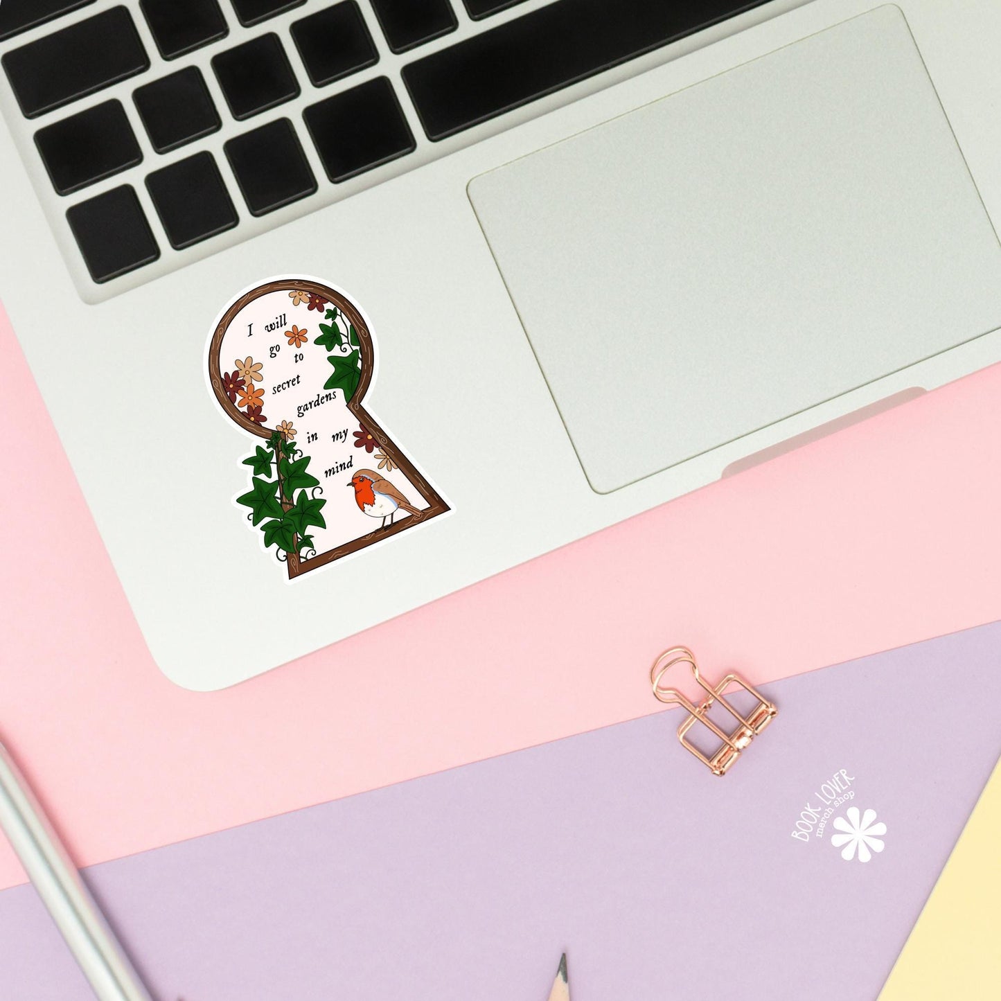 Secret Gardens Stickers / Bookish Stickers / Book Lover Gift / Bookish Merch / Kindle Sticker / Smut Reader / Reading Lover / E-Reader