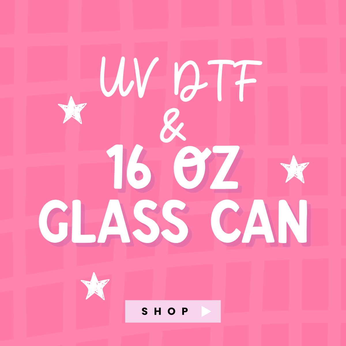 16 OZ GLASS CAN + WRAP