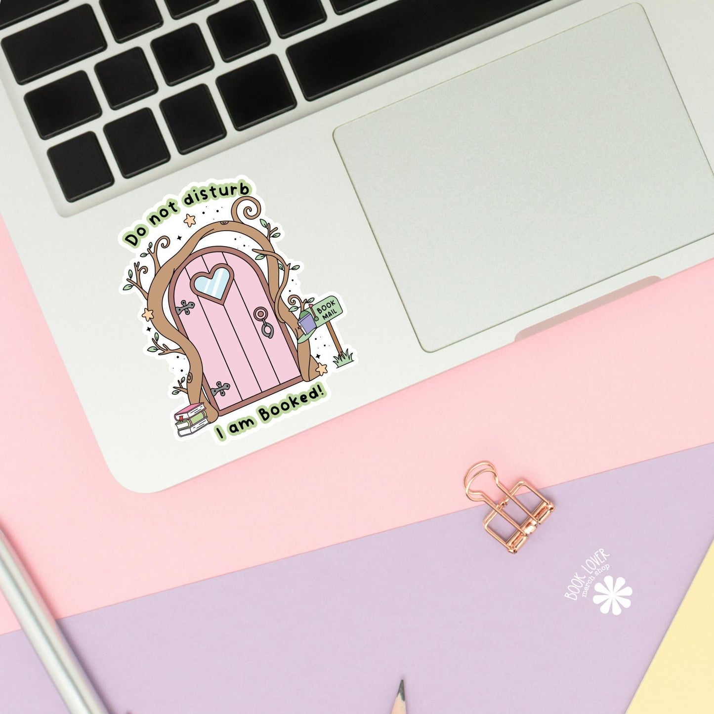Do Not Disturb I Am Booked Stickers / Bookish Stickers / Book Lover Gift / Bookish Merch / Kindle Sticker / Smut Reader / Reading Lover