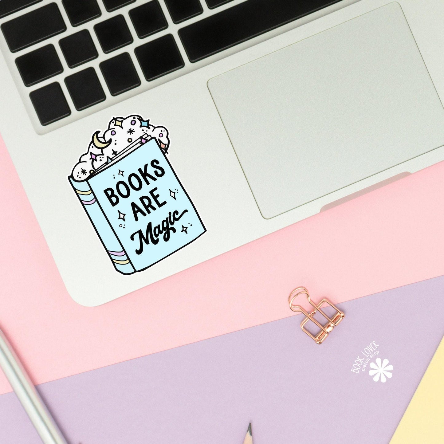 Books are Magic Stickers / Bookish Stickers / Book Lover Gift / Bookish Merch / Kindle Sticker / Smut Reader / Reading Lover / E-Reader