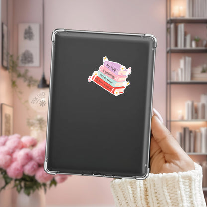 My TBR bookish sticker on Kindle – reading gift vinyl decal