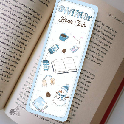 Winter Book Club Bookmark / Winter Bookish Bookmark / Book Lover Gift / Bookish Merch / Smut Reader / Reading Lover