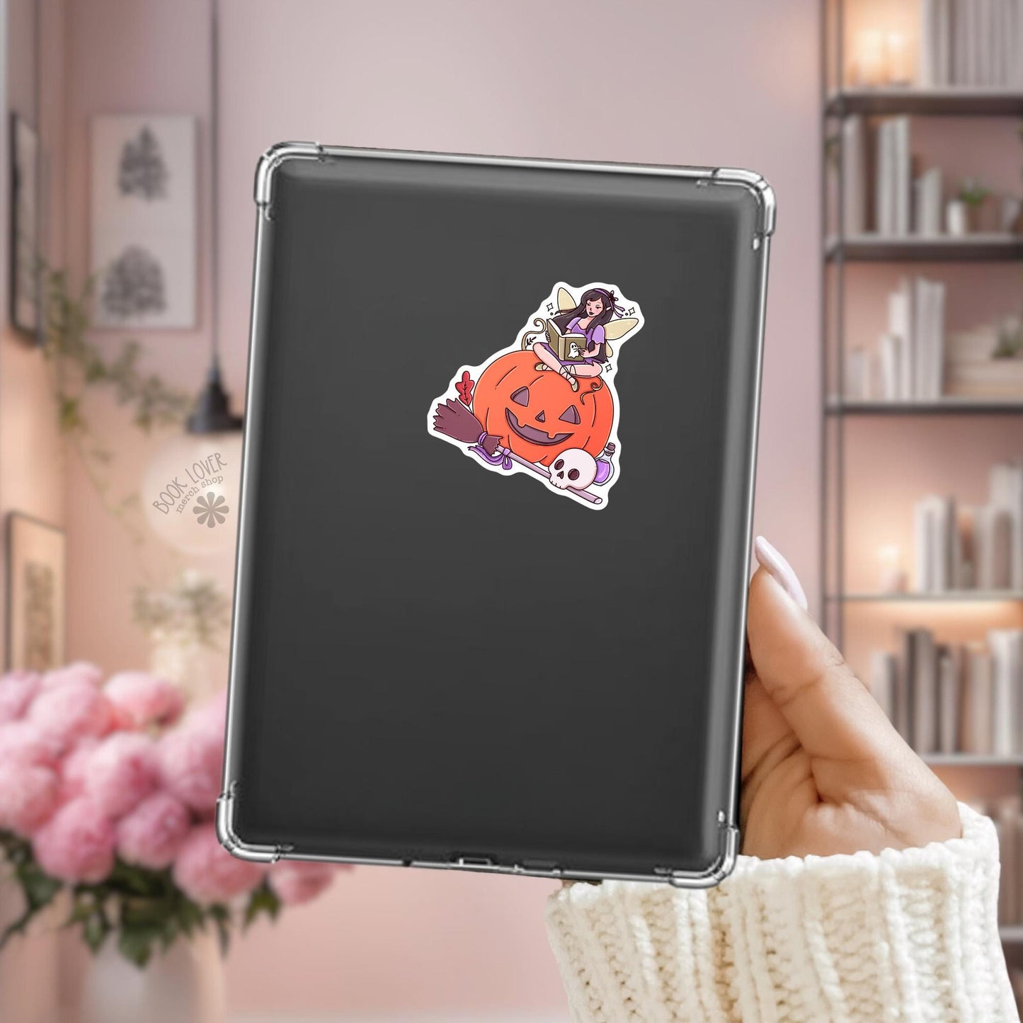 Halloween Fairy Tale Sticker / Bookish Sticker / Book Lover Gift / Funny Reader Gift / Dark Fairy Tale / Spooky Reader / Fantasy Book Lover