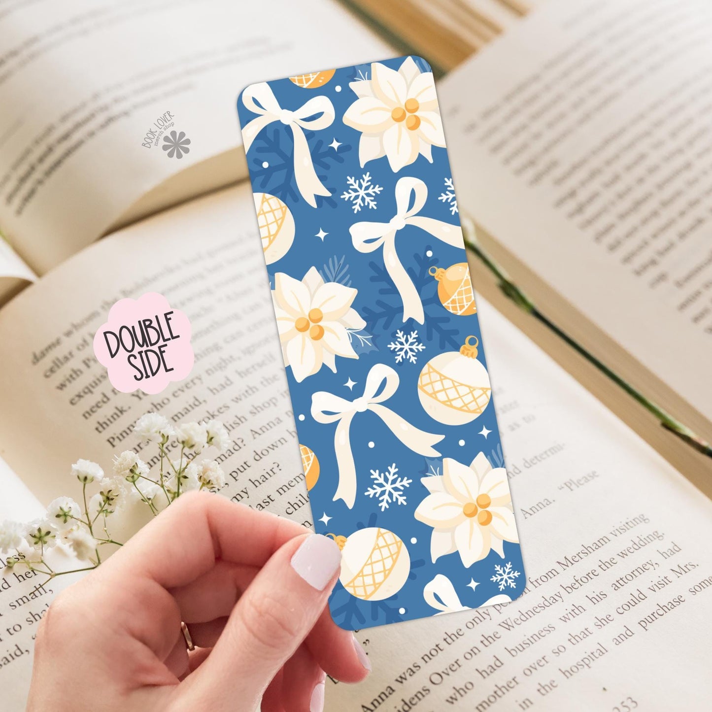 Cozy Winter Bookish Bookmark / Coquette Bookish Bookmark / Book Lover Gift / Bookish Merch / Smut Reader / Reading Lover