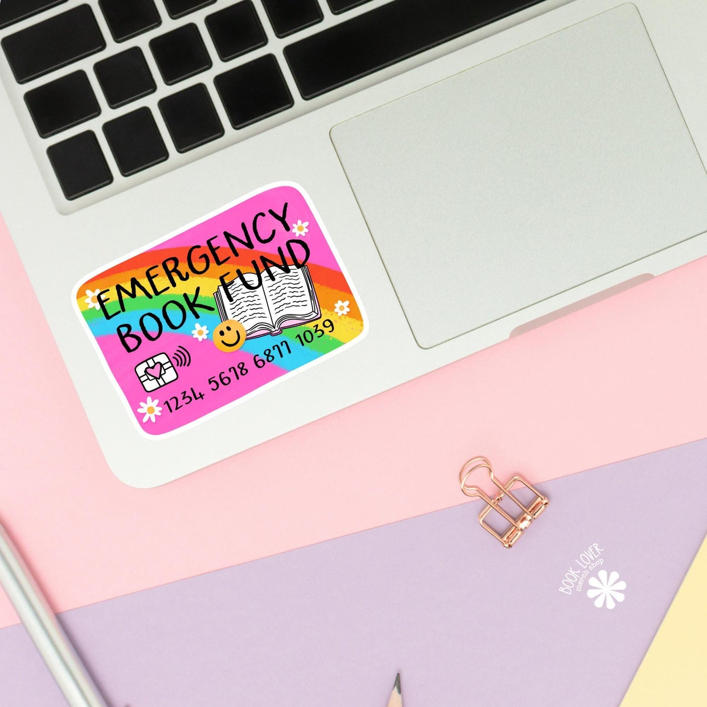 Emergency Book Fund Stickers / Bookish Stickers / Book Lover Gift / Bookish Merch / Kindle Sticker / Smut Reader / Reading Lover / E-Reader