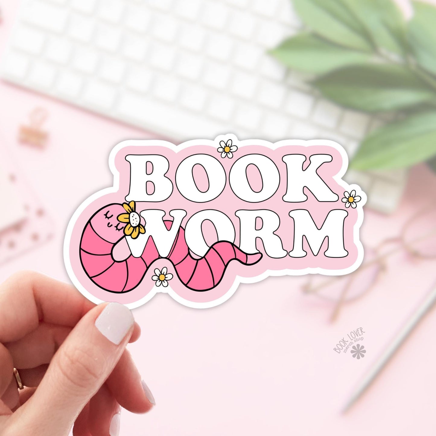 Bookworm Stickers / Bookish Stickers / Book Lover Gift / Bookish Merch / Kindle Sticker / Smut Reader / Reading Lover / E-Reader