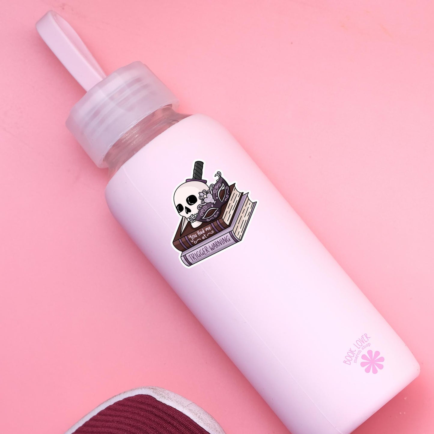 You Had Me At Trigger Warning Stickers / Bookish Stickers / Book Lover Gift / Bookish Merch / Kindle Sticker / Smut Reader / Reading Lover