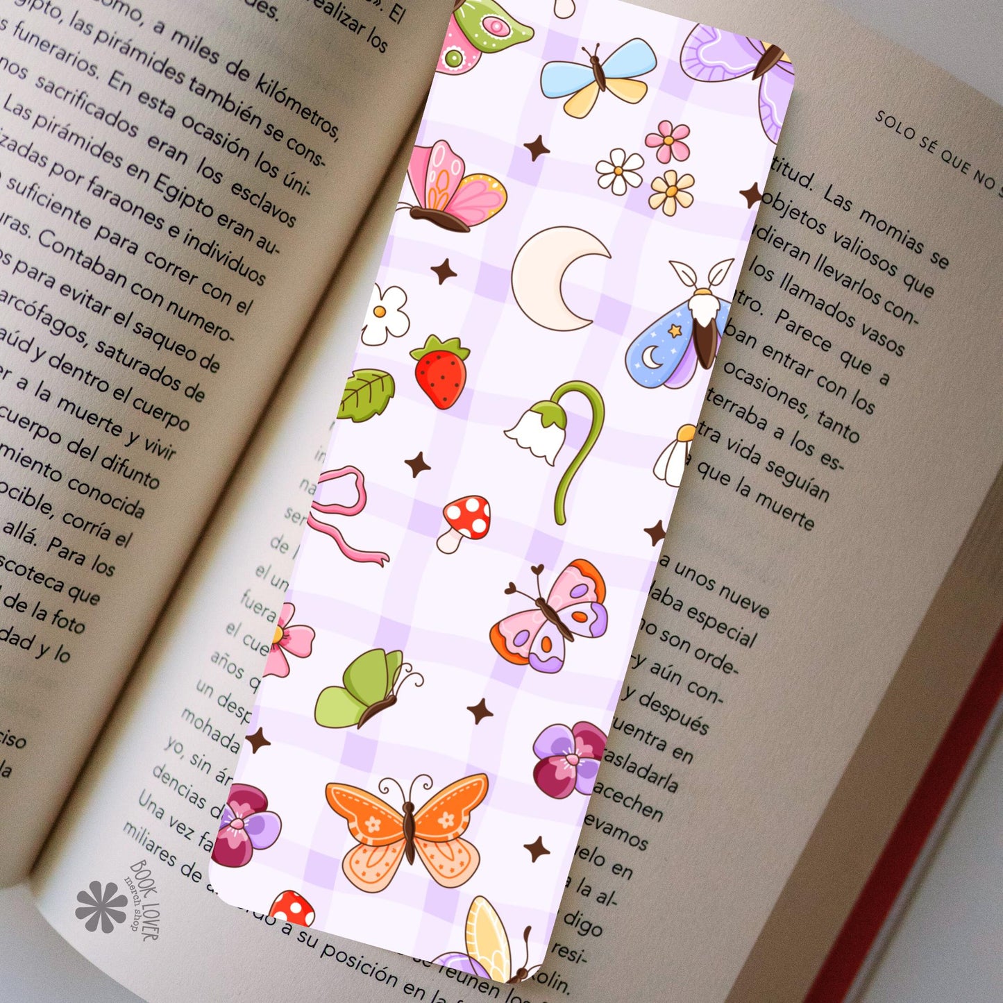 Butterfly Bookmark / Summer Beach Reading Accessory / Book Lover Gift / Bookish Merch / Reading Lover