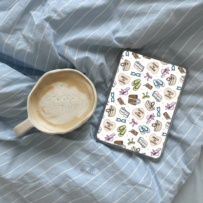 Booked for Summer Insert / Physical Product / Bookish Kindle Insert / Book Lover Gift / Bookish Merch / Vacation / Beach Reading Lover