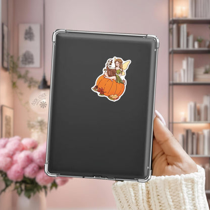 Autumn Fairy Tale Sticker / Bookish Sticker / Book Lover Gift / Funny Reader Gift / Cozy Reader / Fantasy Book Lover / Dark Fairy Tale