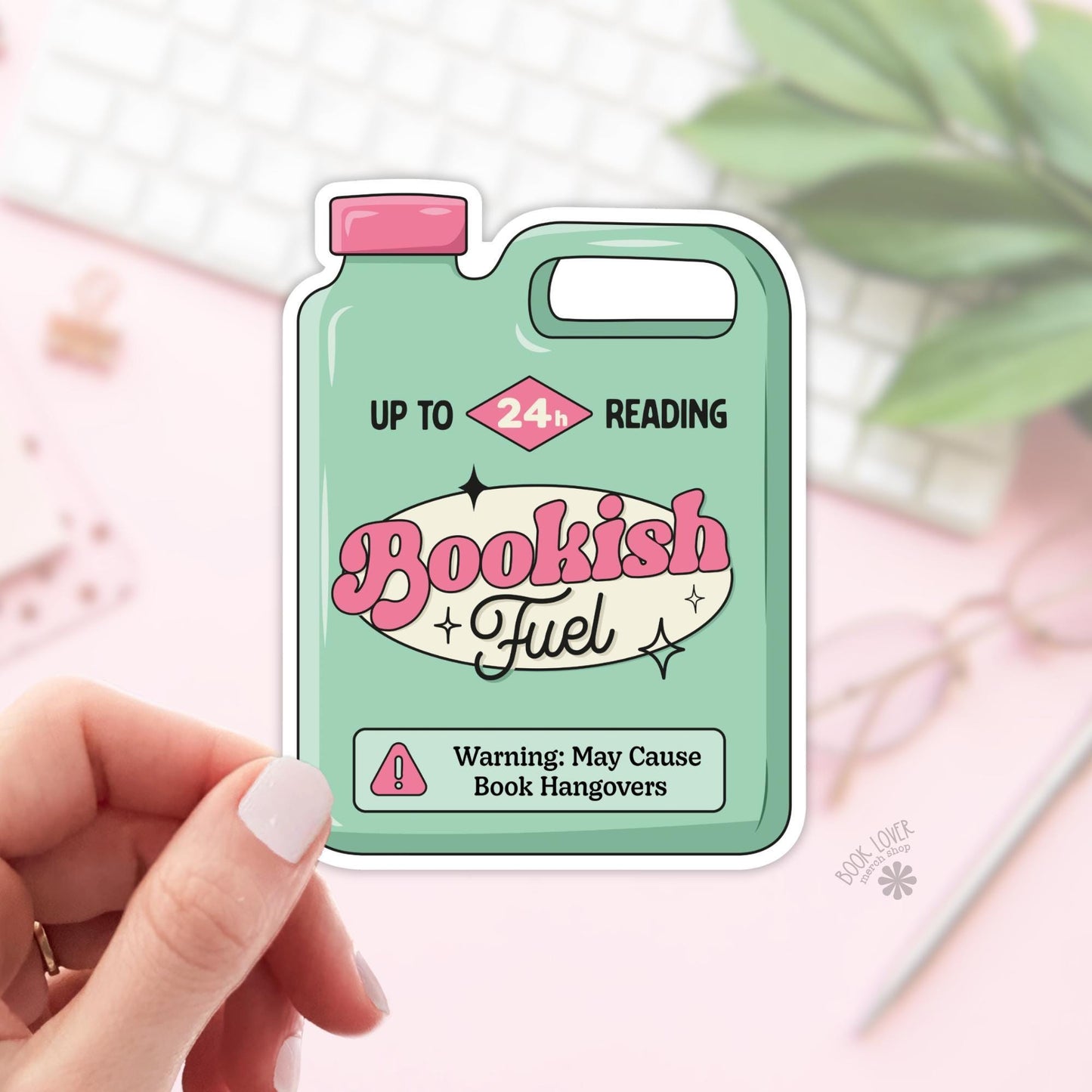 Bookish Fuel Stickers / Bookish Stickers / Book Lover Gift / Bookish Merch / Kindle Sticker / Smut Reader / Reading Lover / E-Reader