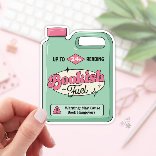 Bookish Fuel Stickers / Bookish Stickers / Book Lover Gift / Bookish Merch / Kindle Sticker / Smut Reader / Reading Lover / E-Reader