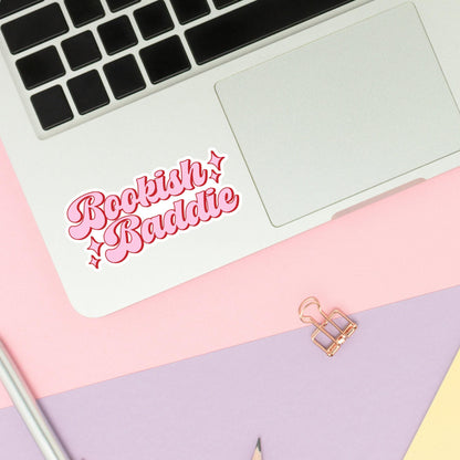 Bookish Baddie Sticker / Bookish Stickers / Book Lover Gift / Bookish Merch / Kindle Sticker / Smut Reader / Reading Lover / E-Reader