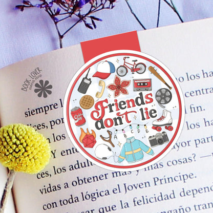 Friends Dont Lie Magnetic Bookmark / Bookish Bookmark / Book Lover Gift / Bookish Merch / Sci-Fi Reader / Reading Lover