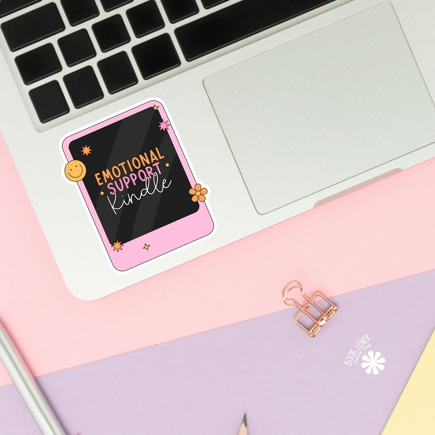 Emotional Support Kindle Stickers / Bookish Stickers / Book Lover Gift / Bookish Merch / Smut Reader / Reading Lover / E-Reader