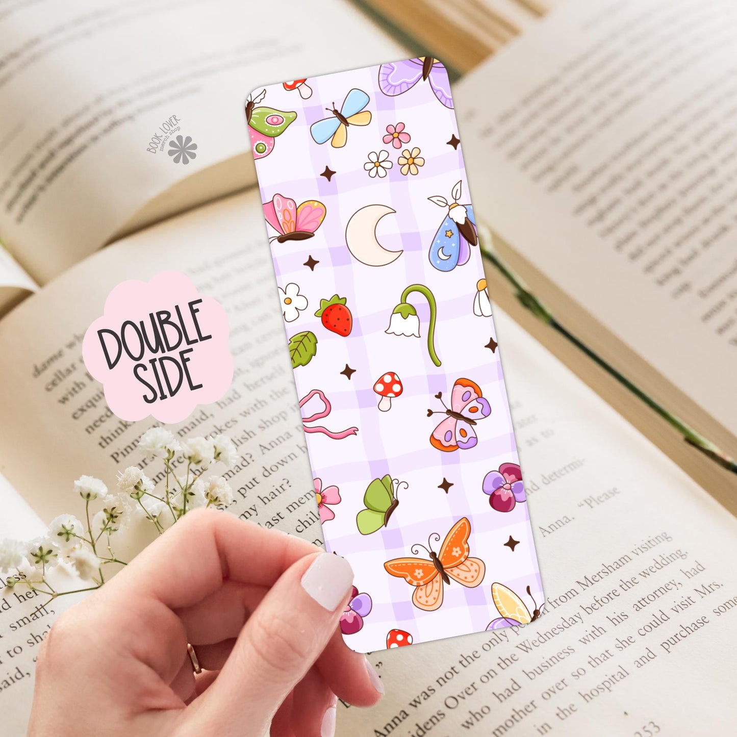 Butterfly Bookmark / Summer Beach Reading Accessory / Book Lover Gift / Bookish Merch / Reading Lover