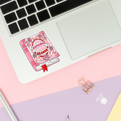 Romance Reader Stickers / Bookish Stickers / Book Lover Gift / Bookish Merch / Kindle Sticker / Smut Reader / Reading Lover / E-Reader