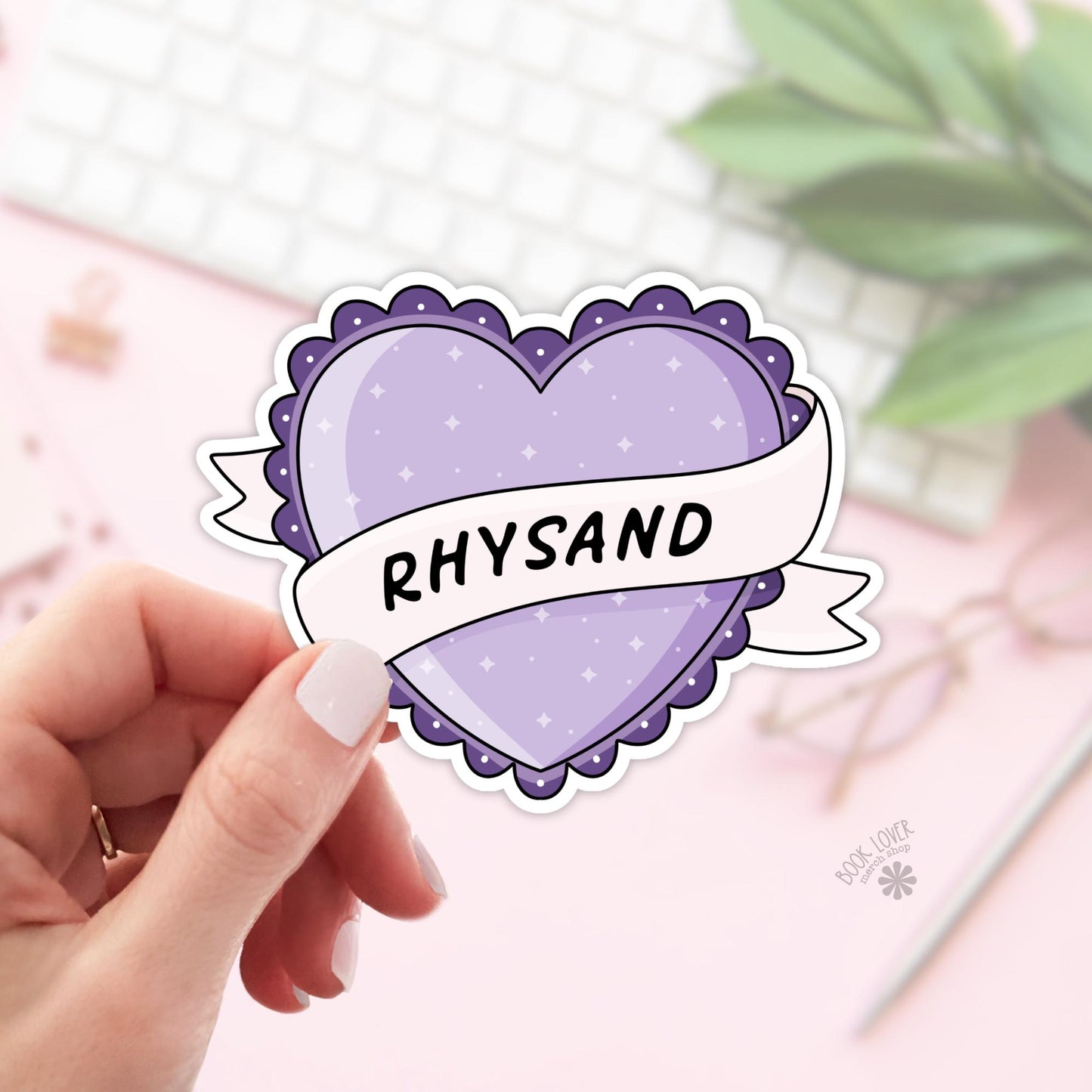 Rhysand Stickers / ACOTAR / Bookish Stickers / Book Lover Gift / Bookish Merch / Kindle Sticker / Romantasy Reader / Reading Lover