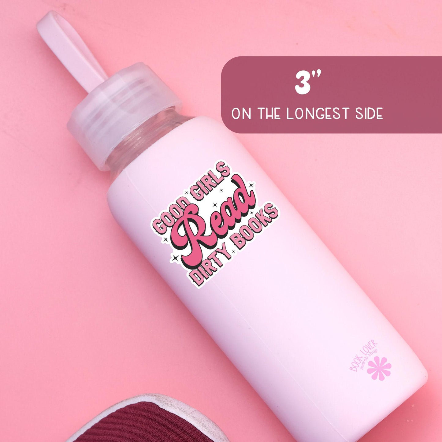 Good Girls Read Dirty Books Stickers / Bookish Stickers / Book Lover Gift / Bookish Merch / Kindle Sticker / Smut Reader / Reading Lover