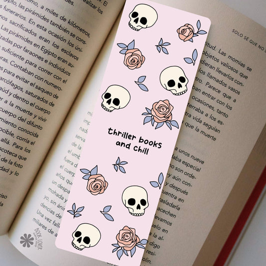 Thriller Bookmark / Thriller Books and Chill / Bookish Bookmark / Book Lover Gift / Bookish Merch / Smut Reader / Reading Lover