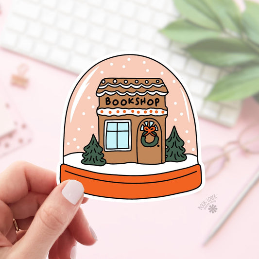 Winter Bookshop Stickers / Bookish Stickers / Book Lover Gift / Bookish Merch / Kindle Sticker / Smut Reader / Reading Lover / E-Reader