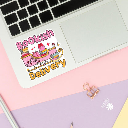 Christmas Bookish Delivery Stickers / Bookish Stickers / Book Lover Gift / Bookish Merch / Kindle Sticker / Smut Reader / Reading Lover