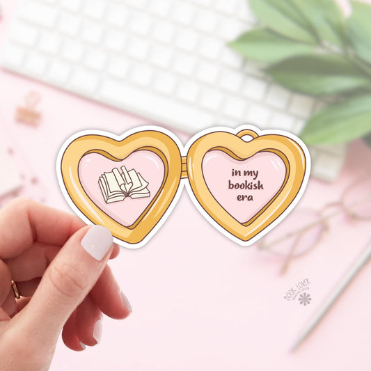 In My Bookish Era Stickers / Bookish Stickers / Book Lover Gift / Bookish Merch / Kindle Sticker / Smut Reader / Reading Lover / E-Reader
