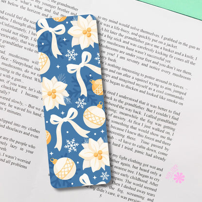 Cozy Winter Bookish Bookmark / Coquette Bookish Bookmark / Book Lover Gift / Bookish Merch / Smut Reader / Reading Lover