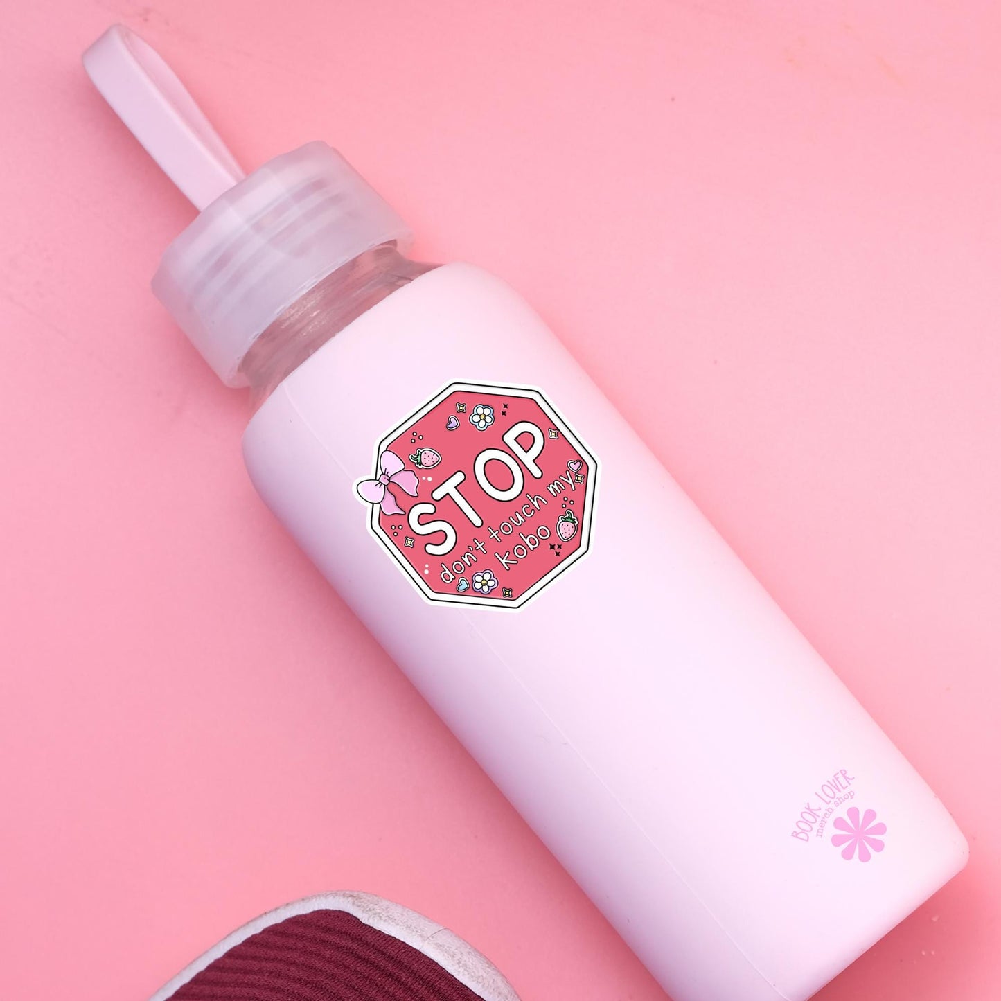 Stop Dont Touch My Kobo Stickers / Bookish Stickers / Book Lover Gift / Bookish Merch / Smut Reader / Reading Lover / E-Reader