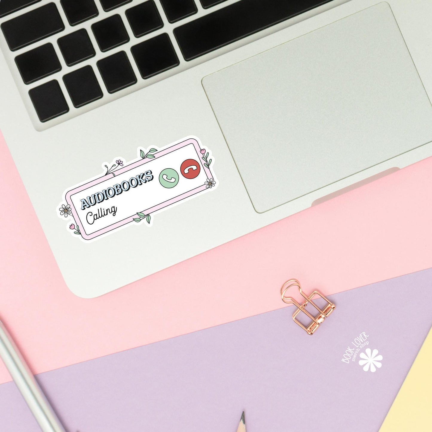 Audiobooks Calling Stickers / Bookish Stickers / Book Lover Gift / Bookish Merch / Kindle Sticker / Smut Reader / Reading Lover / E-Reader