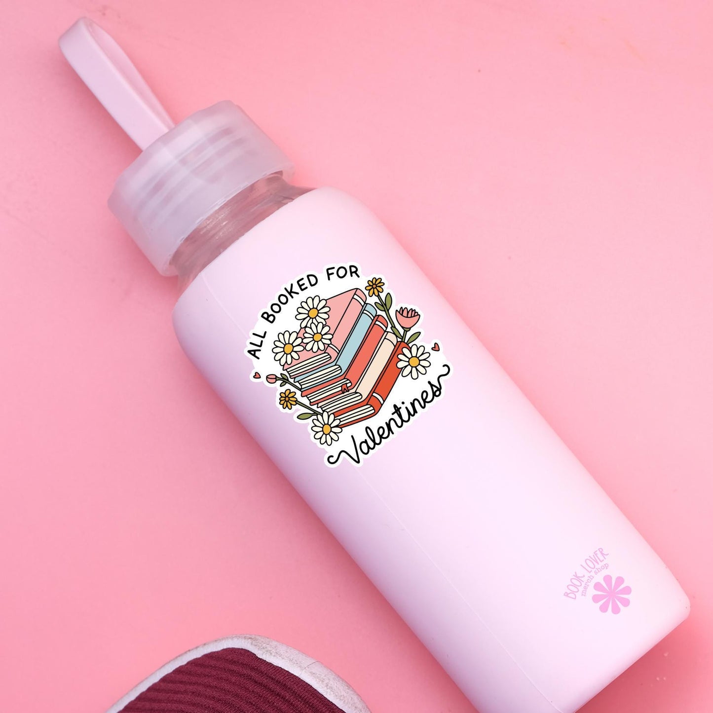 All Booked for Valentines Stickers / Bookish Stickers / Book Lover Gift / Bookish Merch / Kindle Sticker / Smut Reader / Reading Lover