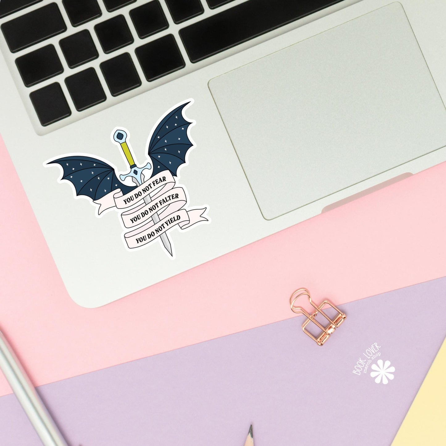 You Do Not Fear Stickers / Bookish Stickers / Book Lover Gift / Bookish Merch / Kindle Sticker / Smut Reader / Reading Lover / E-Reader