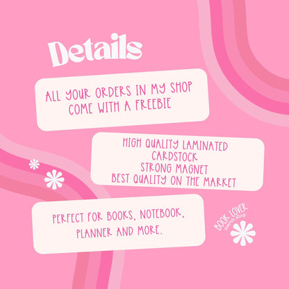 Chasing That Scholastic Book Fair High Magnetic Bookmark / Bookish Bookmark / Book Lover Gift / Bookish Merch / Smut Reader / Reading Lover