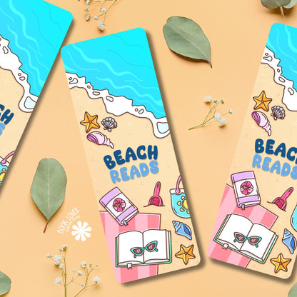Beach Reads Bookmark / Summer Bookish Bookmark / Book Lover Gift / Bookish Merch / Reading Lover