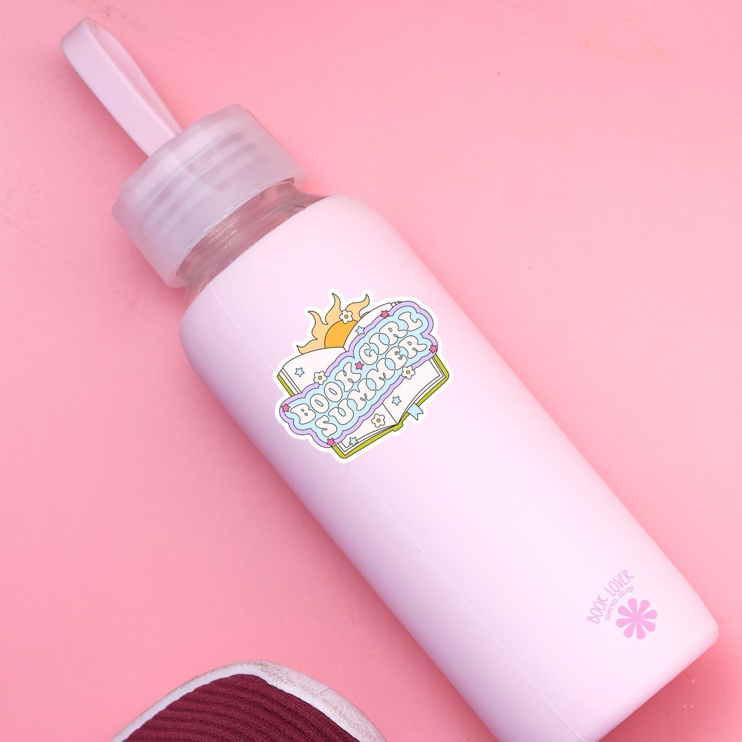 Book Girl Summer Stickers / Bookish Stickers / Book Lover Gift / Bookish Merch / Kindle Sticker / Smut Reader / Reading Lover / E-Reader