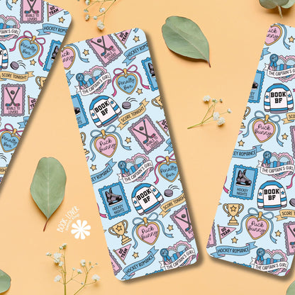 Hockey Romance Bookmark / Puck Bunny Sports Romance / BookTok Reader Gift /  Rivals to Lovers / Book Lover / Bookish Merch / Reading Lover