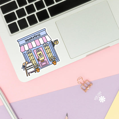 Summer Bookstore Stickers / Bookish Stickers / Book Lover Gift / Bookish Merch / Kindle Sticker / Romance Reader / Reading Lover / E-Reader