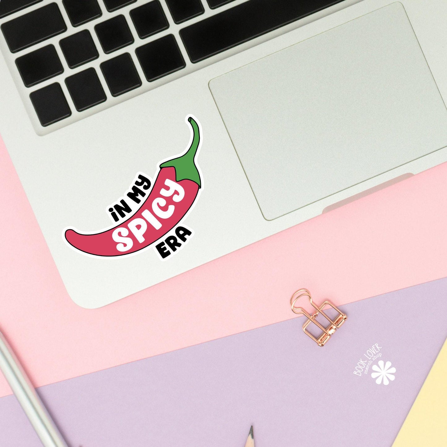 In My Spicy Era Stickers / Bookish Stickers / Book Lover Gift / Bookish Merch / Kindle Sticker / Smut Reader / Reading Lover / E-Reader